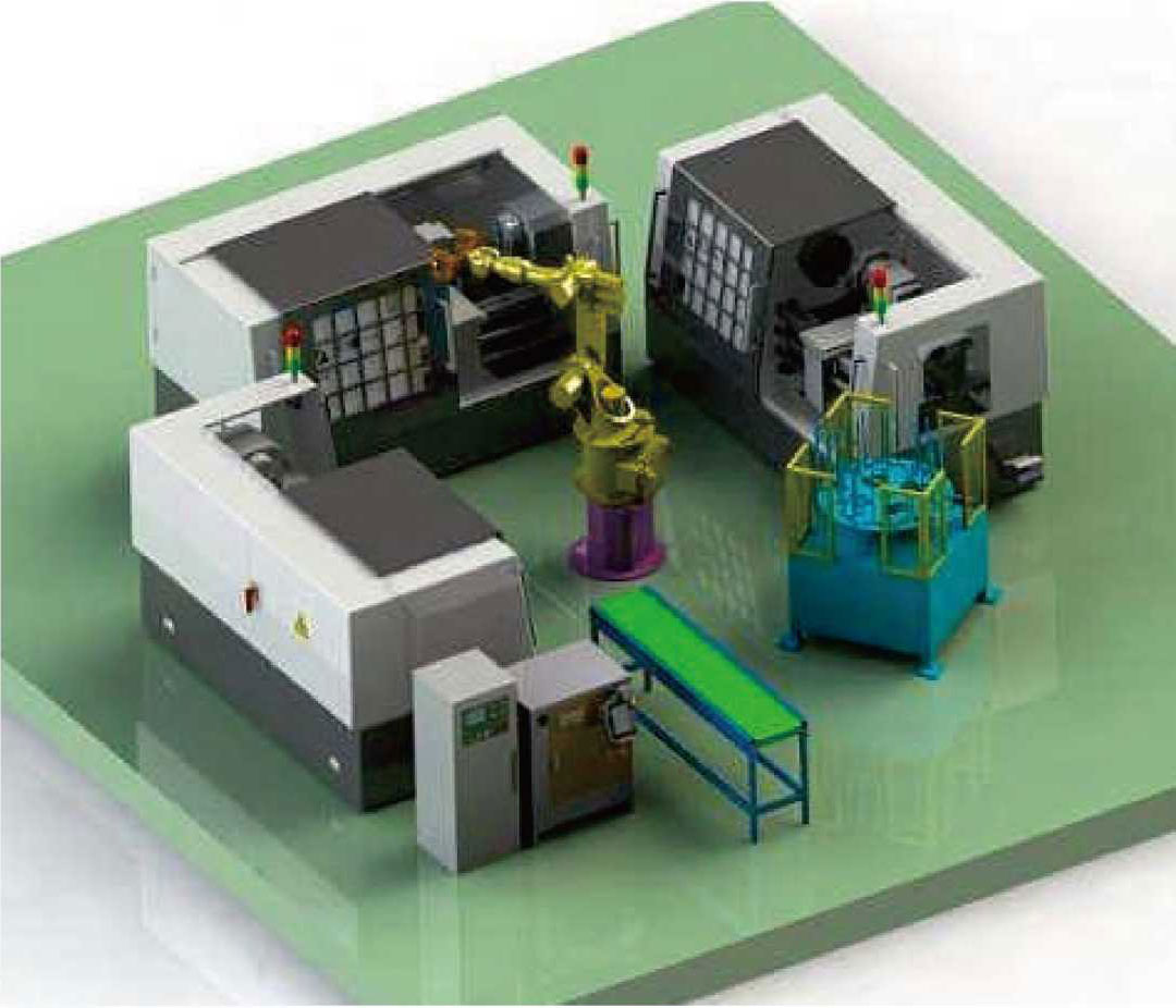 機(jī)床上下料自動化生產(chǎn)線