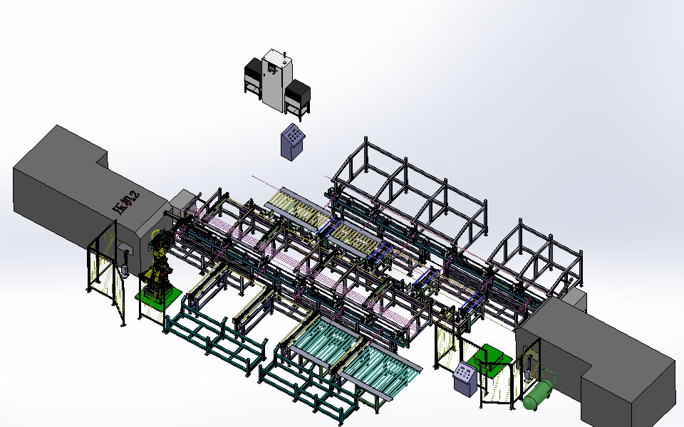 抽油桿自動化鍛造生產(chǎn)線